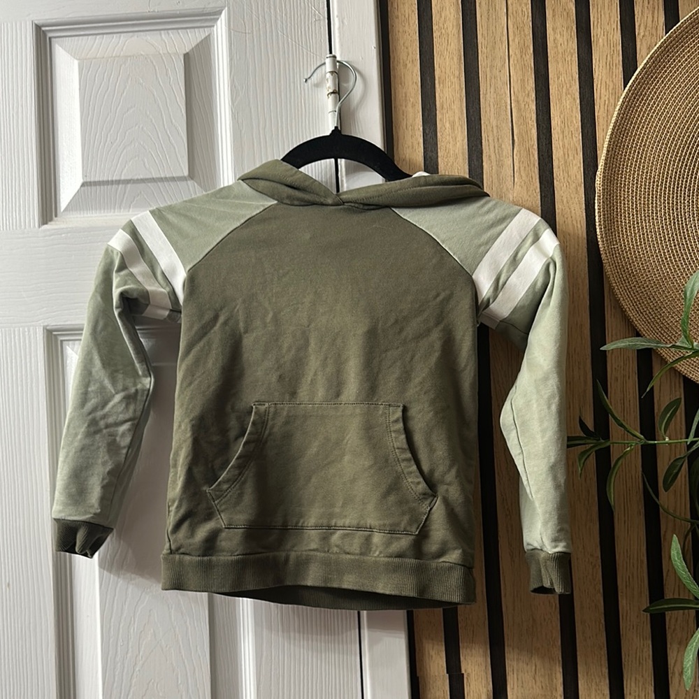 Kids Olive Green Hoodie